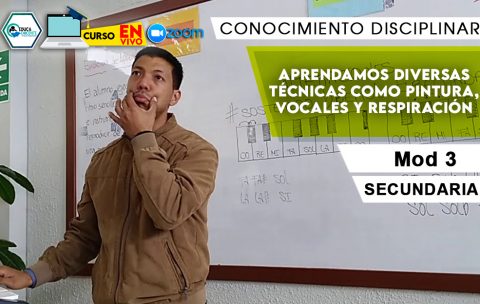 3 Aprendamos diversas técnicas como pintura, vocales y respiración